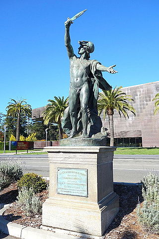 <i>Roman Gladiator</i> (sculpture) Statue in San Francisco, California, U.S.