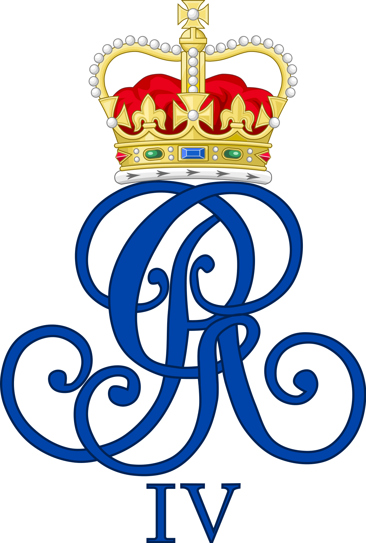 Download Файл:Royal Monogram of King George IV of Great Britain ...