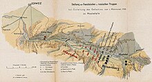 F. Becker & Rudolf von Reding-Biberegg, Battle in the Muotatal on 1 October 1799 Rudolf von Reding-Biberegg Schlacht im Muotatal 1. Oktober 1799.jpg