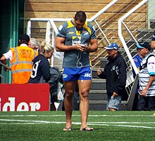 Hall pre-game for Leeds in 2016 Ryan Hall pre game.jpg