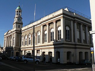 <span class="mw-page-title-main">Ryde Town Hall</span> Municipal building in Ryde, Isle of Wight, England