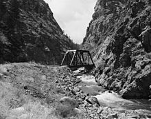 The South Platte River in Platte Canyon, Colorado