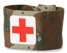 SANDF - Brassard - Red Cross and Cammoflage - Non Reversible - Red and White SANDF - Brassard - Red Cross and Cammoflage - Non Reversible - Red and White.png