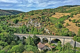 Image illustrative de l’article Ligne de Mouchard à Salins-les-Bains