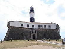 Fort of Santo Antonio da Barra, in Salvador, one of the best known in Brazil, designed by Joao Coutinho SalvadorBarraFortress-CCBY.jpg