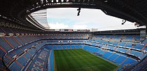 O Santiago Bernabéu, cànpo da balón do Real Madrid.