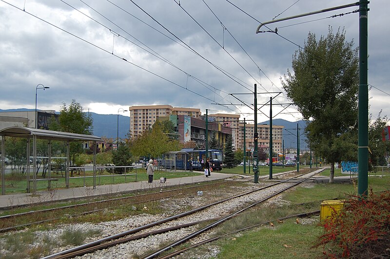 File:Sarajevo Tram-303 Line-5 2011-10-20.jpg