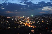 Sarajevo from Bijela Tabija – night 1.jpg