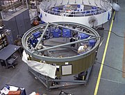 図8 マーシャル宇宙飛行センター (MSFC) で製作中のSA-8用計器ユニット (SA-8 instrument unit)
