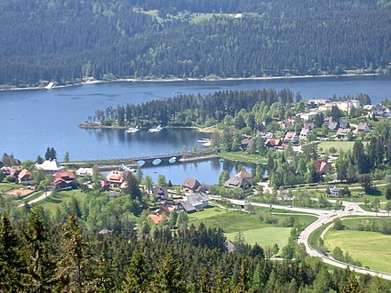 The Schluchsee, north of St. Blasien