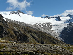 Schwarzensteinkees mit Schwarzenstein, 2014