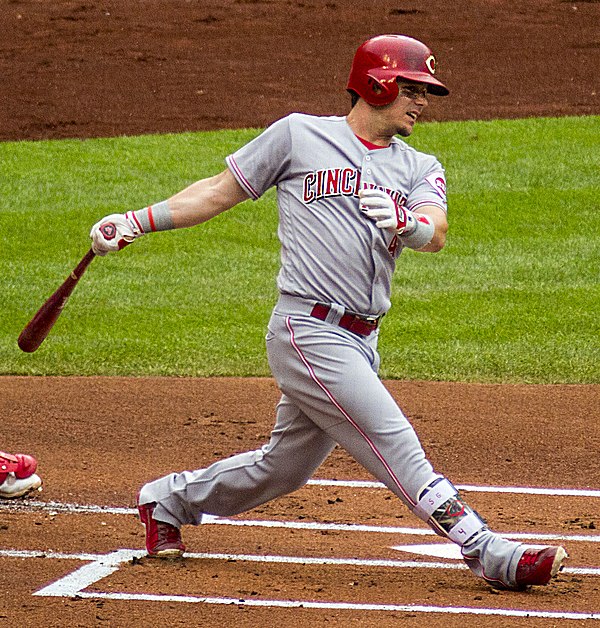 Scooter Gennett had four home runs in a 2017 game, nearly completing a home run cycle.