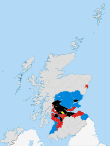 Result of the District elections. Scottish District local elections, 1974.svg