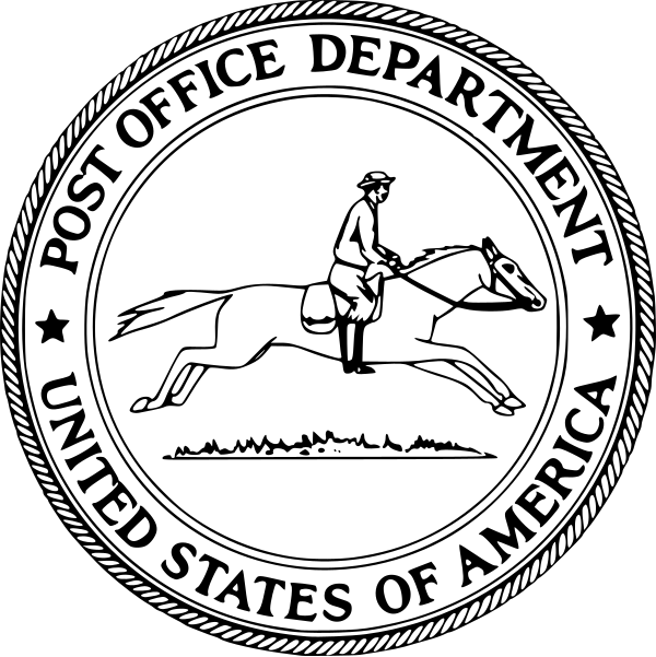 File:Seal of the United States Department of the Post Office.svg