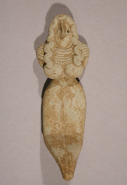 Seated Mother Goddess ,3000–2500 BC. Mehrgarh.[53]