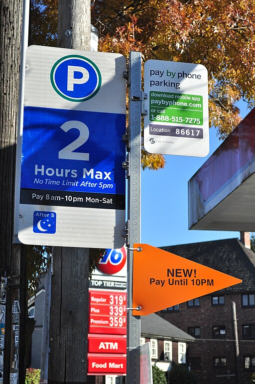 Seattle - Capitol Hill paid parking extended to 10 pm