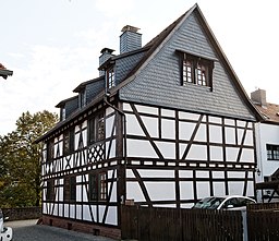 Seligenstadt Schafgasse 15 Blick vom Mainuferweg