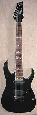 Seven-string electric guitar Ibanez RG7321BK Seven-string guitar ibanez rg7321bk.jpg