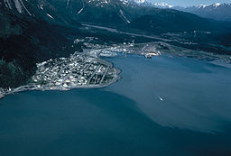 Flygbild över Seward