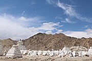 Stupa field in Shey / Ladakh, India