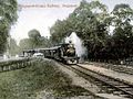 Singapore-Kranji Railway, mit Hunslet 4-4-0T Lok