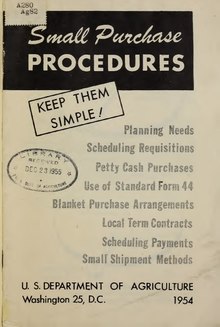 Small purchase procedures. Keep them simple! (IA CAT10678129).pdf