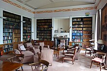 The Jesuit Community Library at Clongowes Wood College SJ Staff Reading Common Room - Clongowes Wood College - Kildare, Ireland.JPG