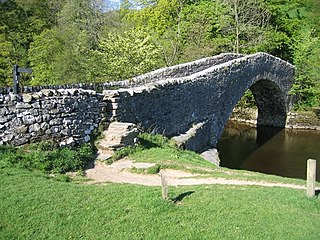 <span class="mw-page-title-main">Stainforth Bridge</span> Packhorse bridge in North Yorkshire, England