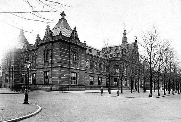 The old building of the Stedelijk Museum was opened in 1895