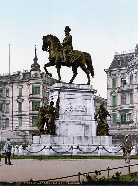 Stettin Wilhelmsdenkmal 1900