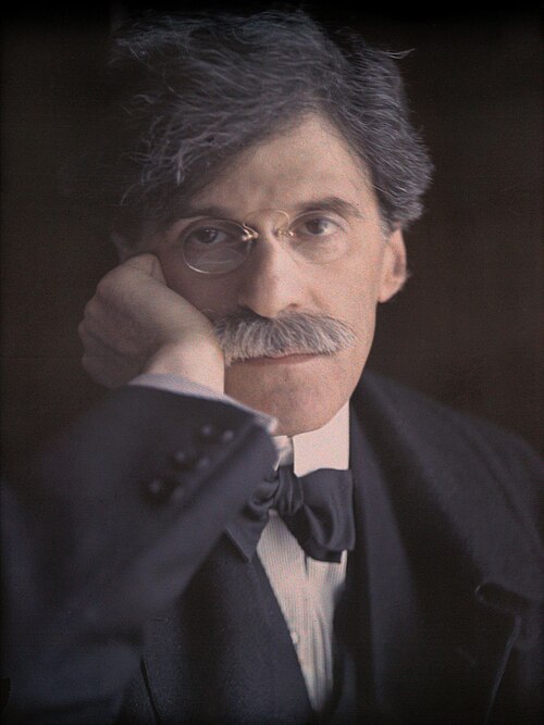 Autochrome self-portrait, c. 1907