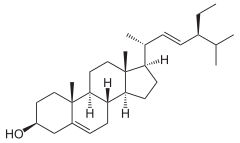 Niepodpisana grafika związku chemicznego; prawdopodobnie struktura chemiczna bądź trójwymiarowy model cząsteczki