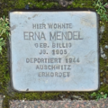 Stolperstein für Erna Mendel (Hauptstraße 158)