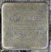 Stolperstein Sybelstr 46 (Charl) Clara Wedel.jpg