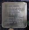 Stolperstein Thomasiusstr 21 (Moabi) Martha Herzog.jpg