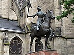 Estatua ecuestre de Juana de Arco (Paul Dubois, Estrasburgo)