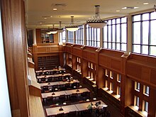 Suffolk's Law Library contains a full set of SJTAA publications and other national law reviews Suffolk Law Library.JPG