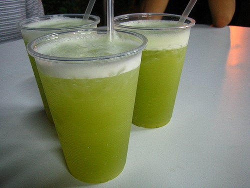 Freshly squeezed sugarcane juice