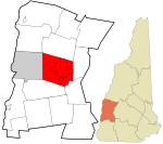 Sullivan County New Hampshire incorporated and unincorporated areas Newport highlighted.svg