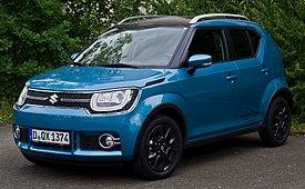 Suzuki Ignis 1.2 Intro Edition+ (III) – Frontansicht, 24. Juni 2017, Düsseldorf.jpg