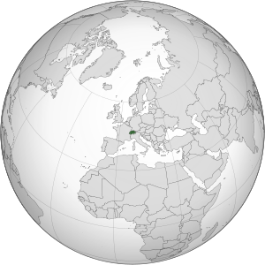 Schweiz på världskartan