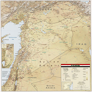 <span class="mw-page-title-main">Geography of Syria</span> Geographical features of Syria