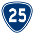 Provincial Highway 25 shield))