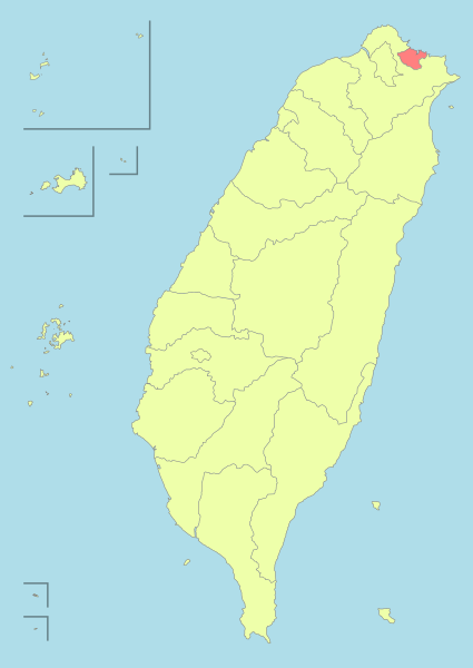 File:Taiwan ROC political division map Keelung City.svg