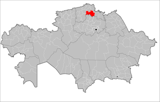 <span class="mw-page-title-main">Taiynsha District</span> District in North Kazakhstan Region, Kazakhstan