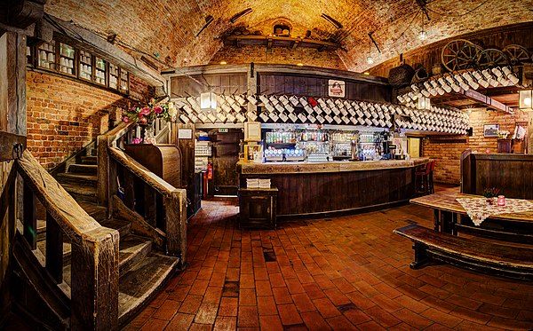 Gunpowder Cellar of Tartu, a former 18th-century gunpowder cellar and current beer restaurant in Tartu, Estonia