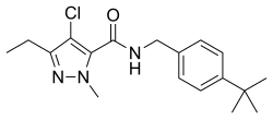 Structural formula of Tebufenpyrad