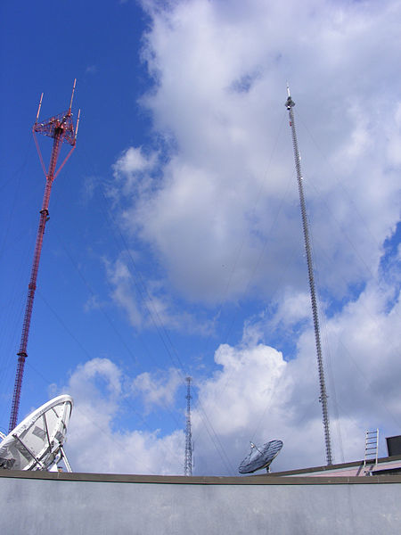 Television Hill's TV towers