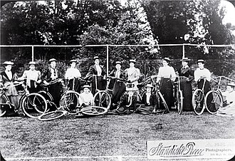 The Atalanta Ladies' Cycling Club (ca. 1892) The Atalanta Ladies' Cycling Club.jpg