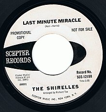 "Last Minute Miracle", the last single by the Shirelles to chart The Shirelles - Last Minute Miracle.jpg